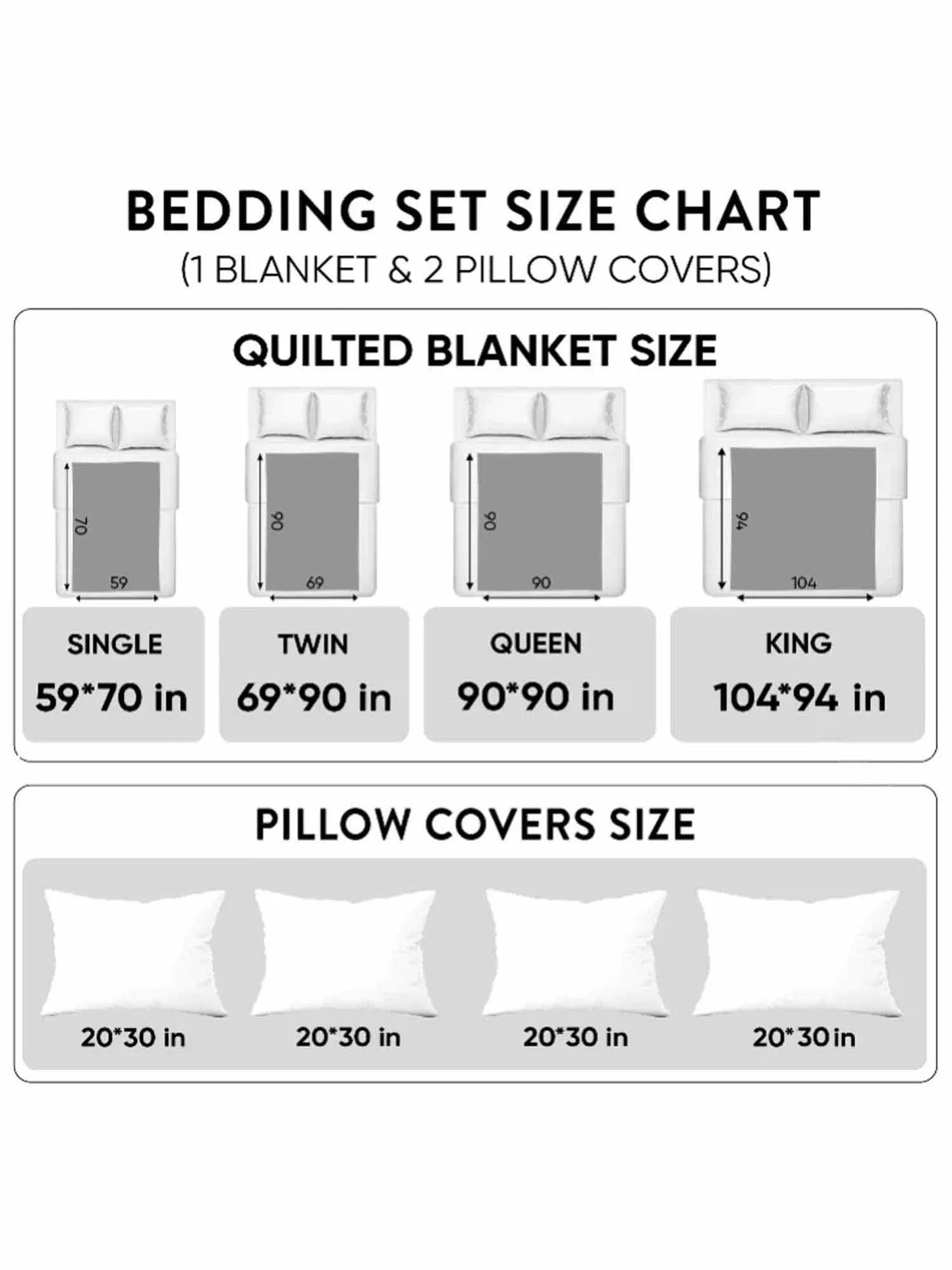 Winter Frost Glow 3-Piece  Quilted Bedding Set
